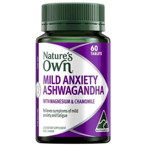 (PRE ORDER) Nature's Own Mild Anxiety Ashwagandha 60 Tablets shelf life 2yrs